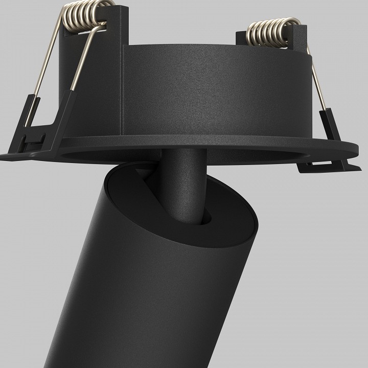 Встраиваемый светильник на штанге maytoni focus led c071cl-7w2.7k-b