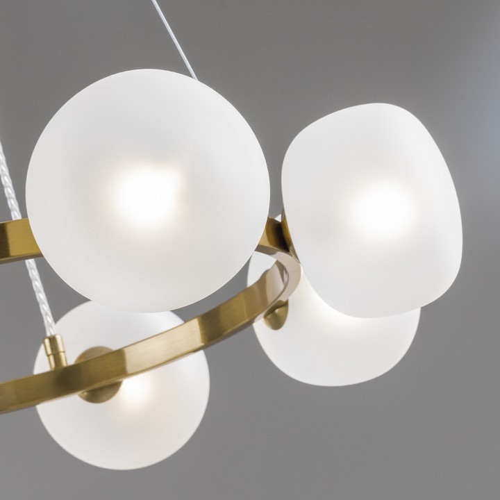 Подвесная люстра freya donuts fr5444pl-08bs