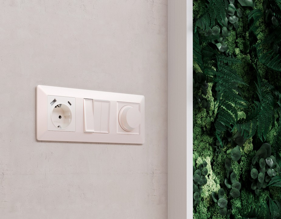 Рамка на 3 поста ambrella volt line af110203