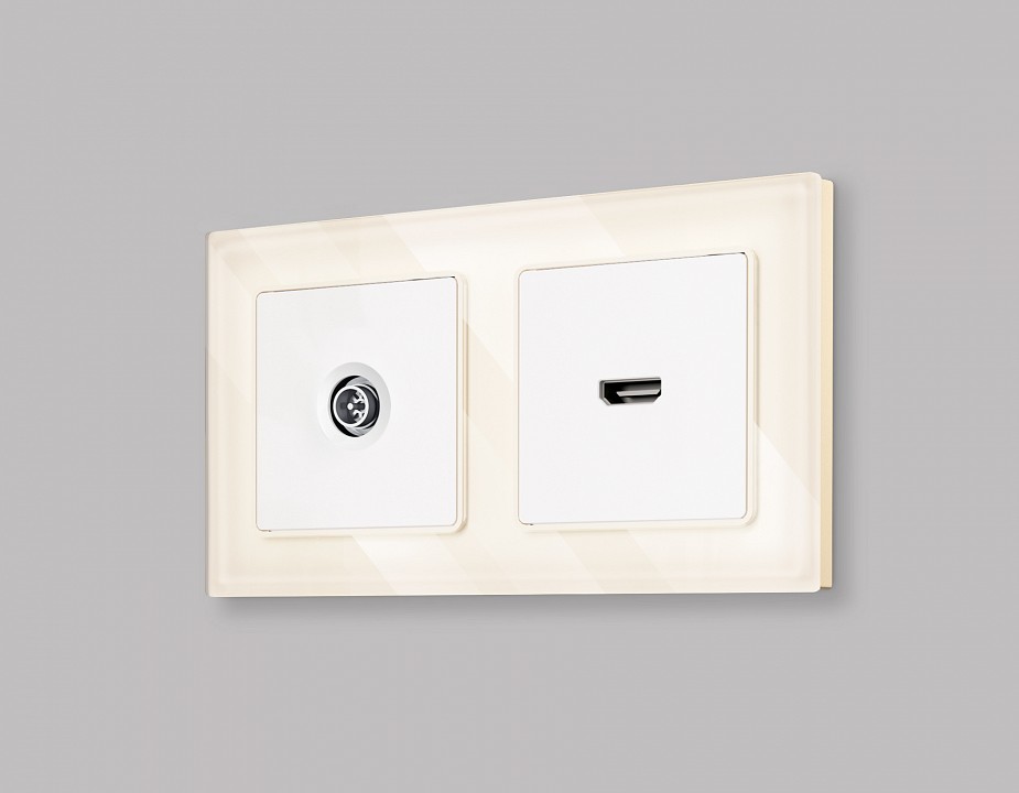 Тв-розетка оконечная без рамки ambrella volt alfa ma133005