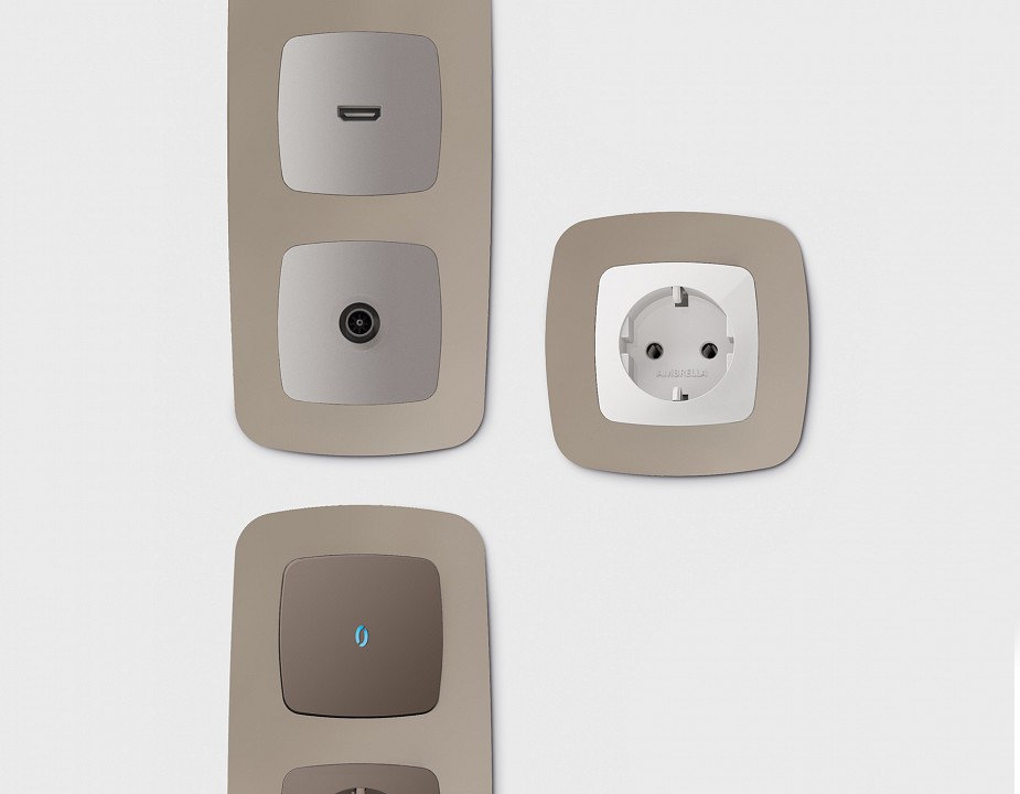 Рамка на 2 поста ambrella volt omega of140362