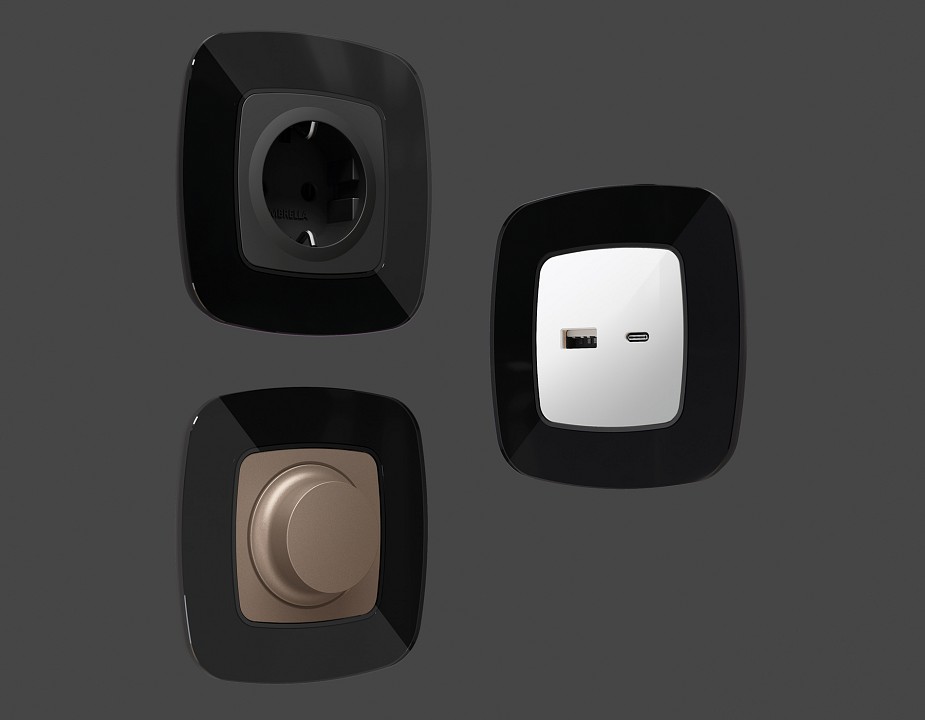 Рамка на 2 поста ambrella volt omega of350802