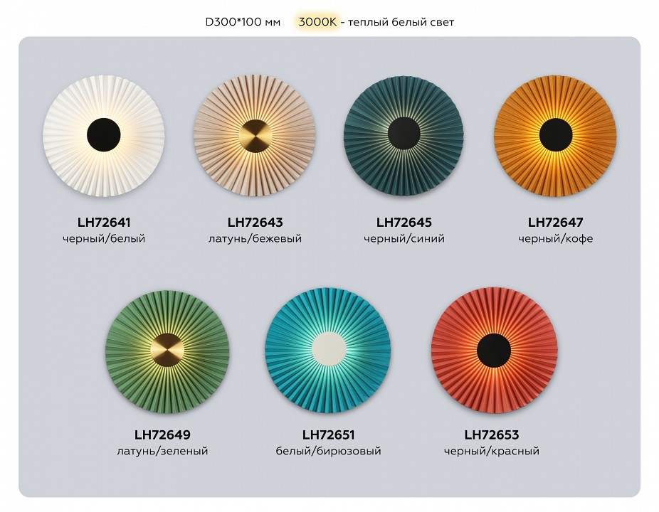 Накладной светильник ambrella light lh lh72647