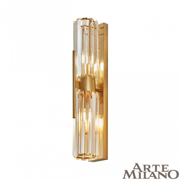 Накладной светильник arte milano am-0011 0011b.d100.h560.e14.2 g