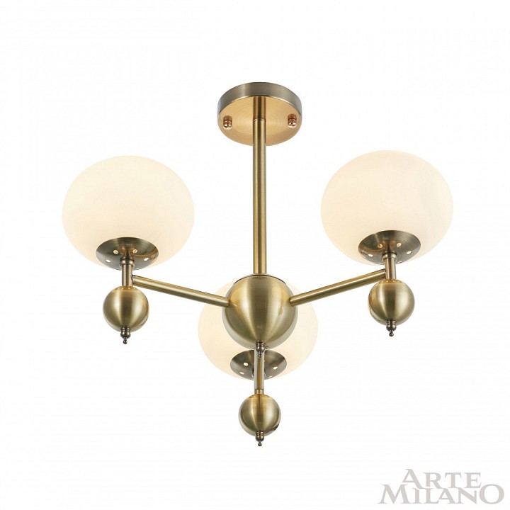 Люстра на штанге arte milano neapolis-70307 270307/3 gd