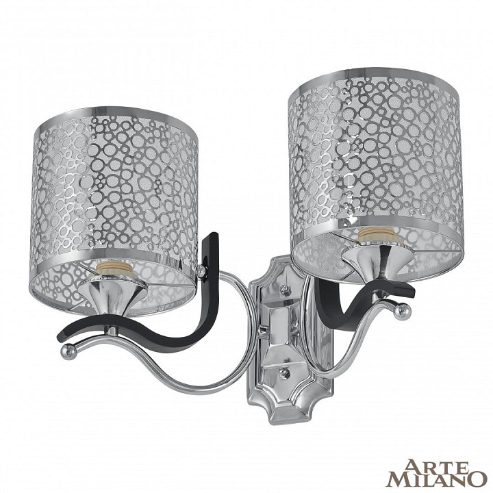 Бра arte milano florentia-6787 306787/2w bk/ni