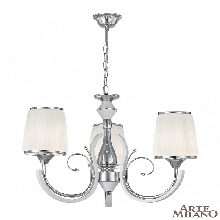 Подвесная люстра arte milano florentia-9247 309247/3 wh/ni