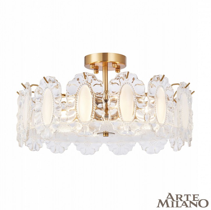 Люстра на штанге arte milano am-rim 313009/d500 bs