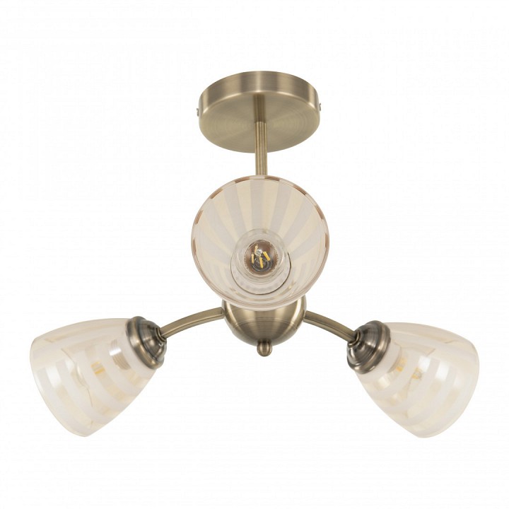 Люстра на штанге arte milano napoli-320107 320107/3 ab