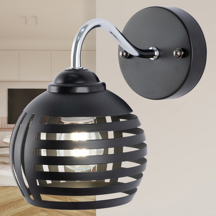 Бра arte milano amalfi-325107 325107/1w bk.cr