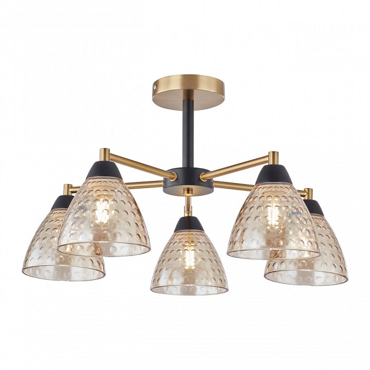 Люстра на штанге arte milano napoli-0754 330754/5 bk+ab