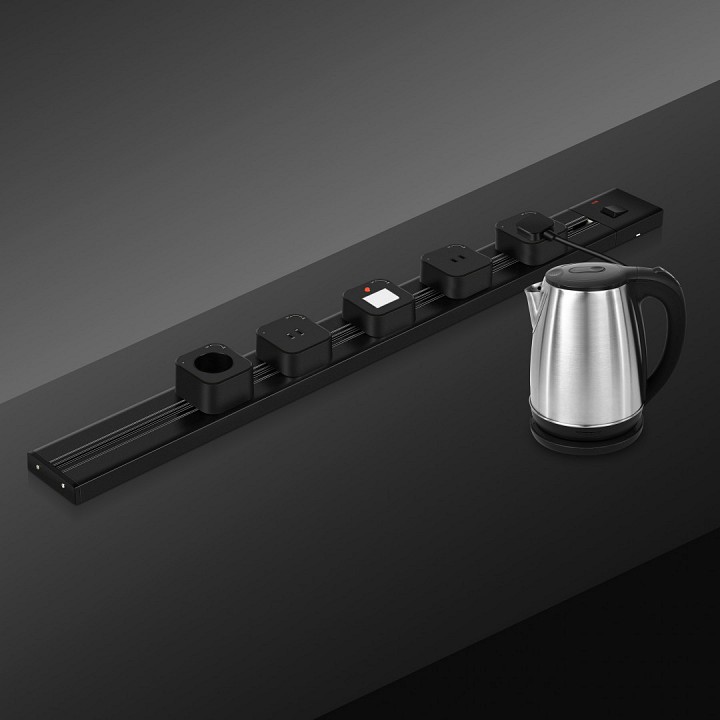 Трек накладной arte milano am-track-sockets 385201tob/100 grey