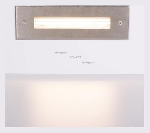 Встраиваемый в дорогу светильник arlight ltd-line-tilt-s210-8w warm3000 (sl, 120 deg, 230v) 024944