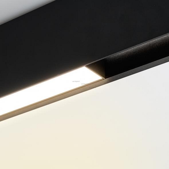Встраиваемый светильник arlight mag-flat-45-l205-6w warm3000 (bk, 100 deg, 24v) 026946