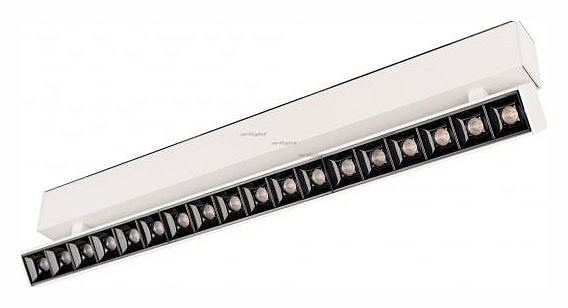 Светильник на штанге arlight mag-laser-fold-45-s480-18w warm3000 (wh, 15 deg, 24v) 026976