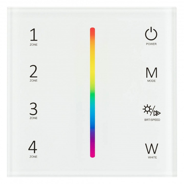 Панель-регулятора цвета rgbw сенсорный встраиваемый arlight smart 028140