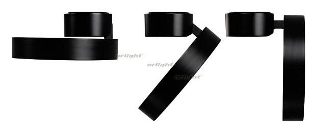 Светильник на штанге arlight sp-rondo-flap-r210-20w warm3000 (bk, 110 deg) 028165