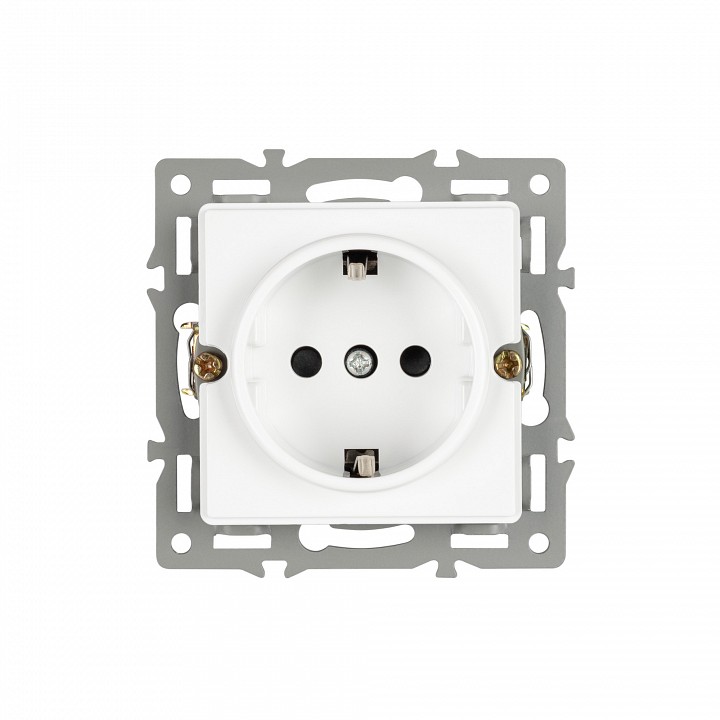 Розетка с заземлением, Без рамки arlight sct 043739