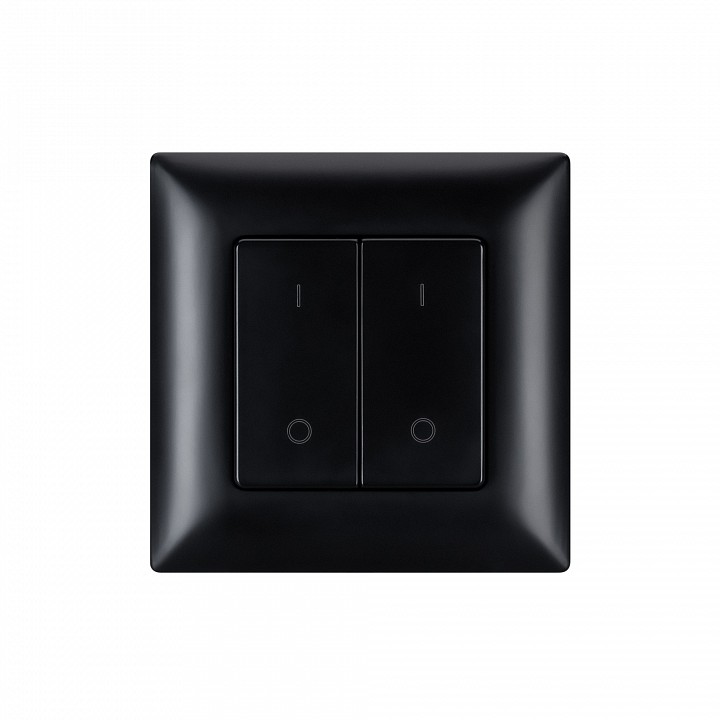 Выключатель двухклавишный arlight intelligent 050446