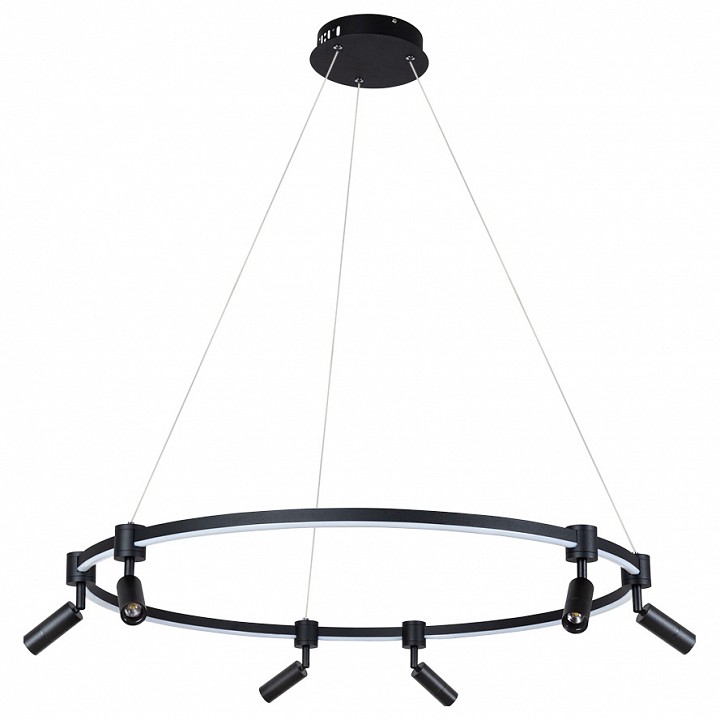 Подвесной светильник arte lamp ring a2186sp-1bk