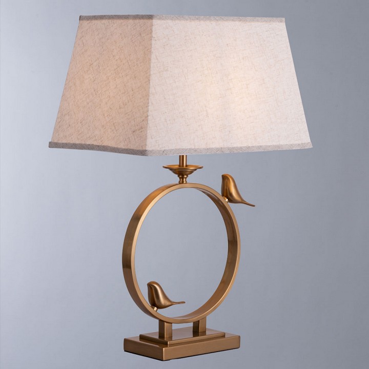 Настольная лампа декоративная arte lamp rizzi a2230lt-1pb