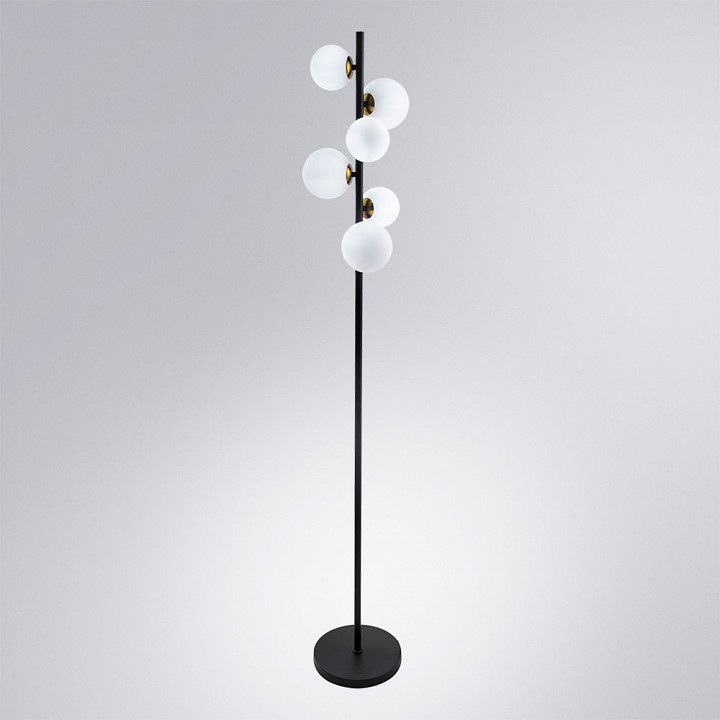 Торшер arte lamp gemini a2243pn-6bk