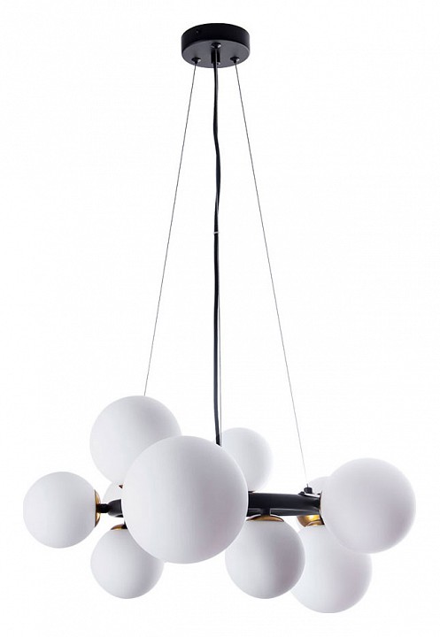 Подвесная люстра arte lamp gemini a2243sp-10bk
