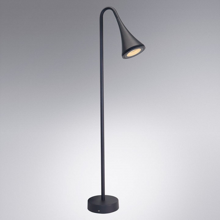 Наземный низкий светильник arte lamp bronn a2367pa-1bk