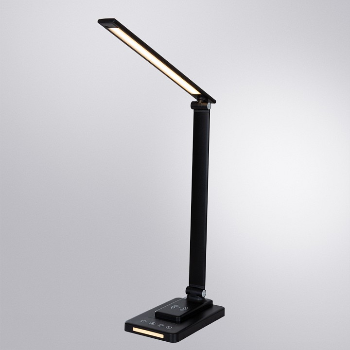 Настольная лампа офисная arte lamp william a5122lt-1bk