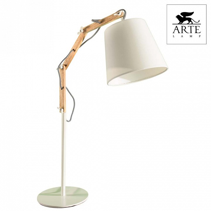 Настольная лампа декоративная arte lamp pinocchio a5700lt-1wh