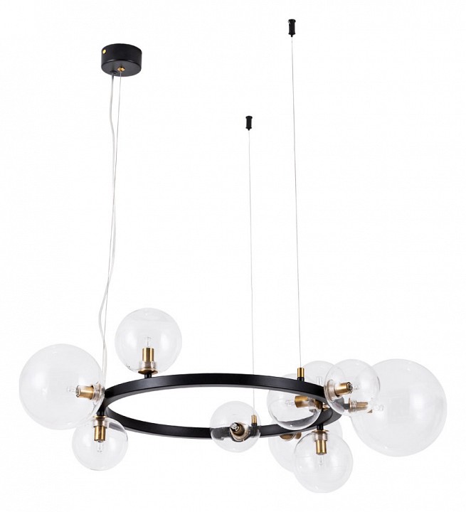 Подвесная люстра arte lamp vincent a7790sp-10bk