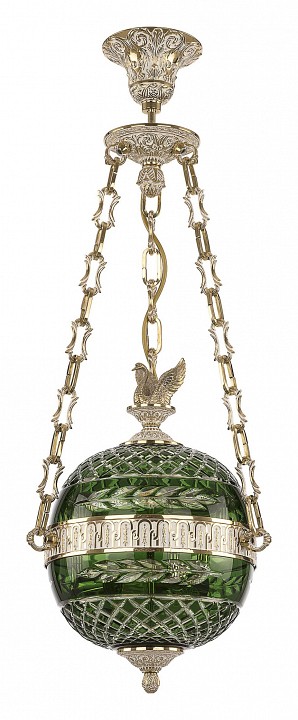 Подвесной светильник bohemia ivele crystal 7100 71000p/25 gw clear-green/h-1j fs1s