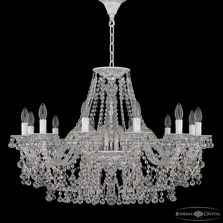 Подвесная люстра bohemia ivele crystal al1609 al16309/12/300 wmn