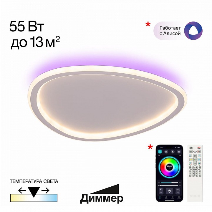 Накладной светильник citilux тrio cl215b240e