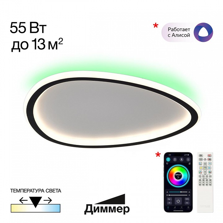 Накладной светильник citilux тrio cl215b241e