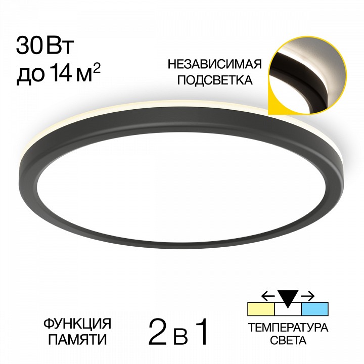 Накладной светильник citilux бейсик лайн cl738241vl