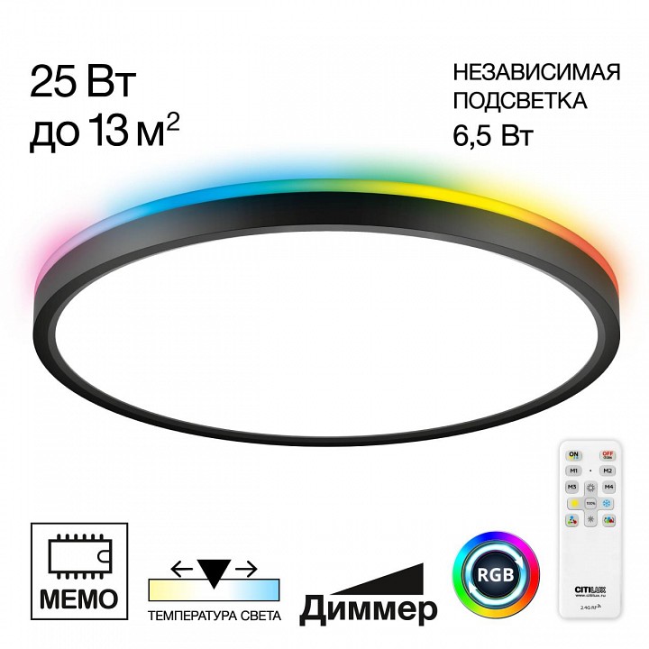 Накладной светильник citilux norma cl749321