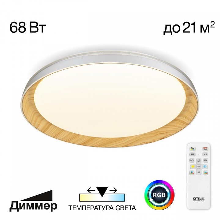 Накладной светильник citilux mega cl752452g