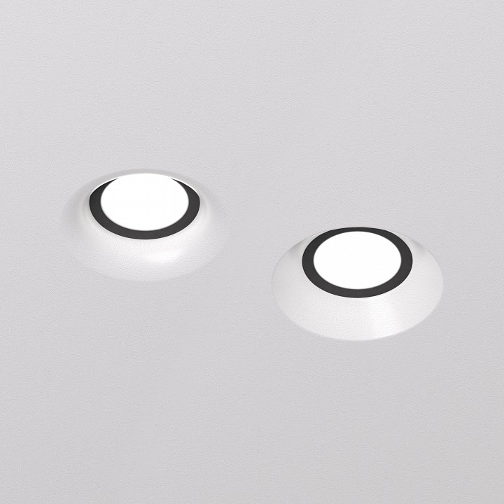 Рамка на 1 светильник denkirs inviz dk2085-bk