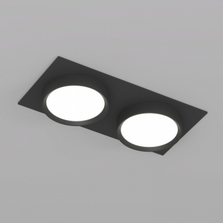 Встраиваемый светильник denkirs flat dk2092-bk