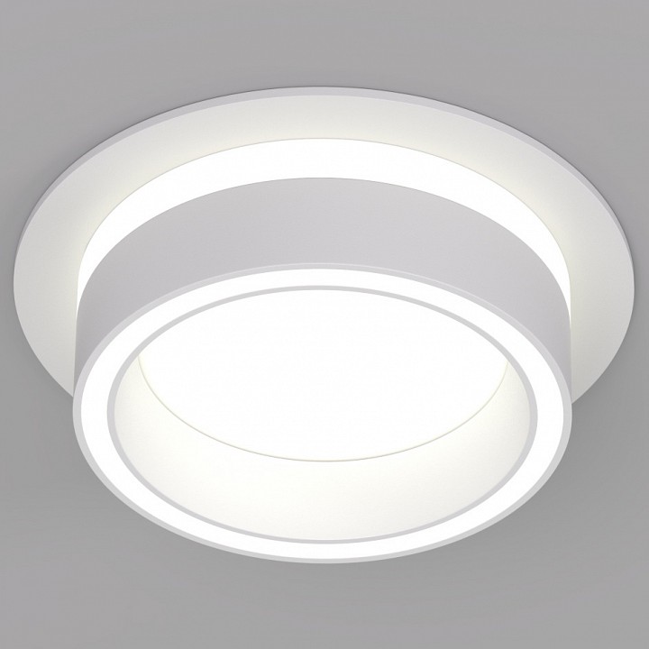 Встраиваемый светильник denkirs niko dk2100-wh