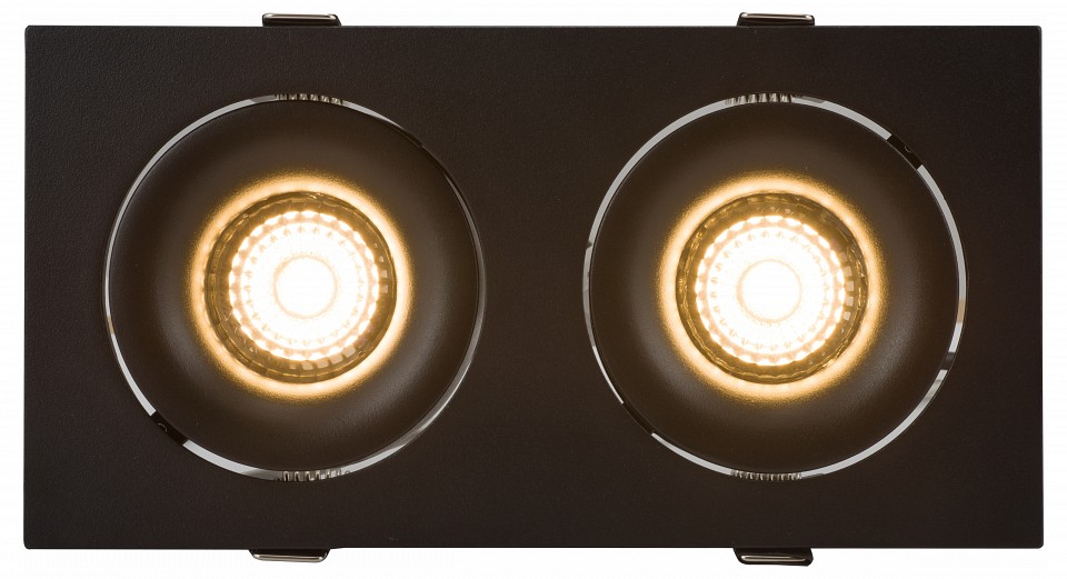 Встраиваемый светильник denkirs roto dk2122-bk