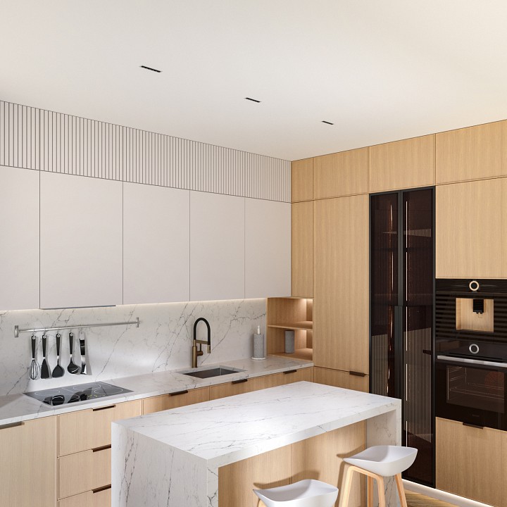 Встраиваемый светильник denkirs space dk2514-wb