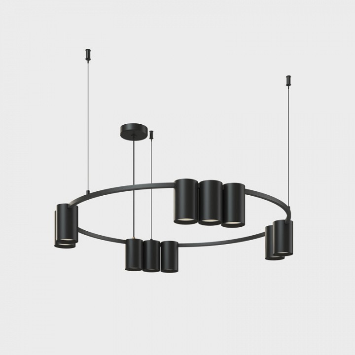 Подвесная люстра denkirs orbit dk4065-bk
