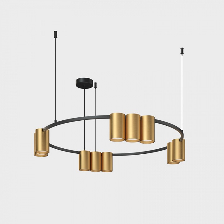 Подвесная люстра denkirs orbit dk4065-bk+sg