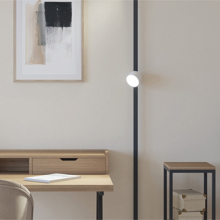 Накладной светильник denkirs belty spot dk5542-wh+bk