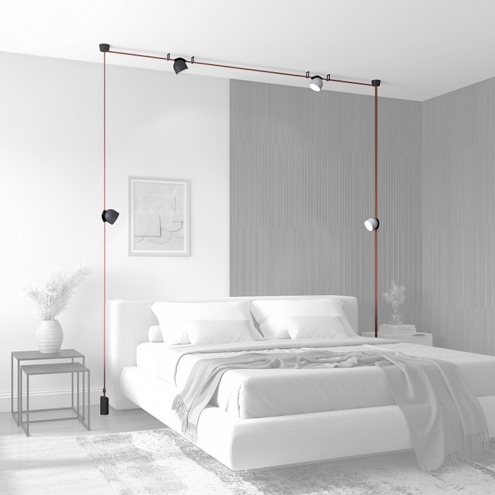 Накладной светильник denkirs belty spot dk5543-wh+bk