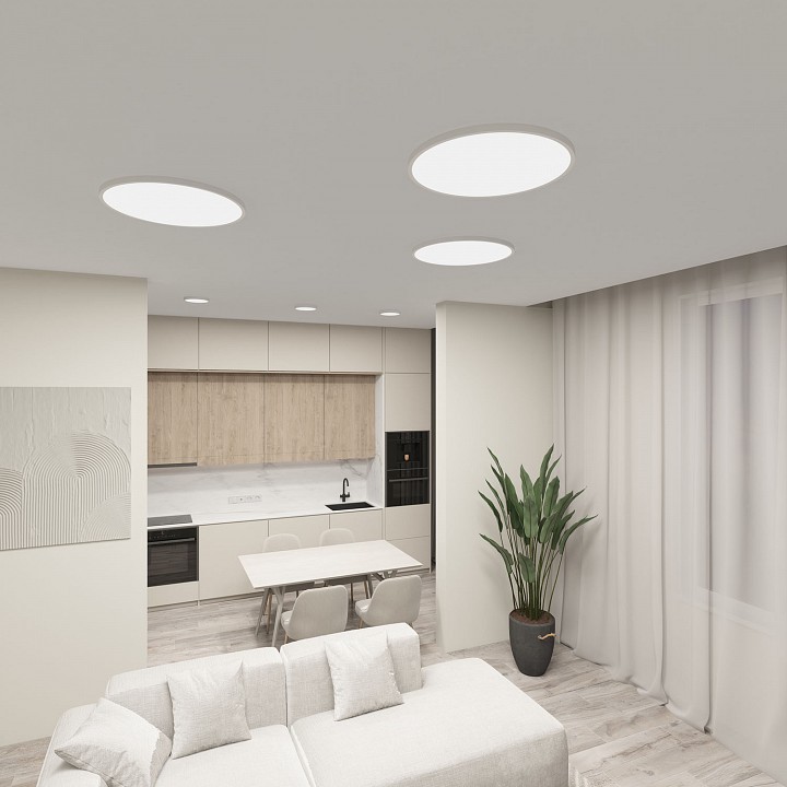 Накладной светильник denkirs thin dk6520-wh