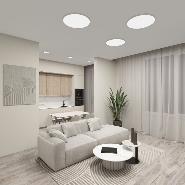 Накладной светильник denkirs thin dk6522-wh