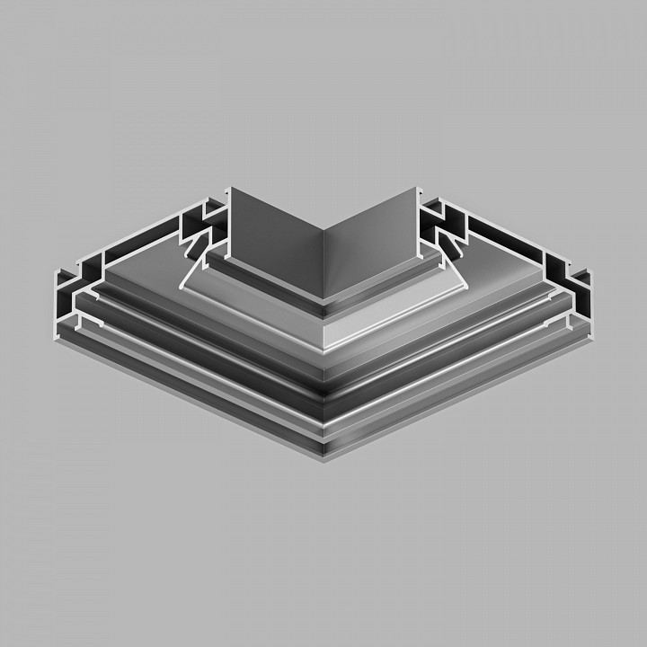 Соединитель угловой внешний для треков встраиваемых denkirs tr3000 tr3031-al